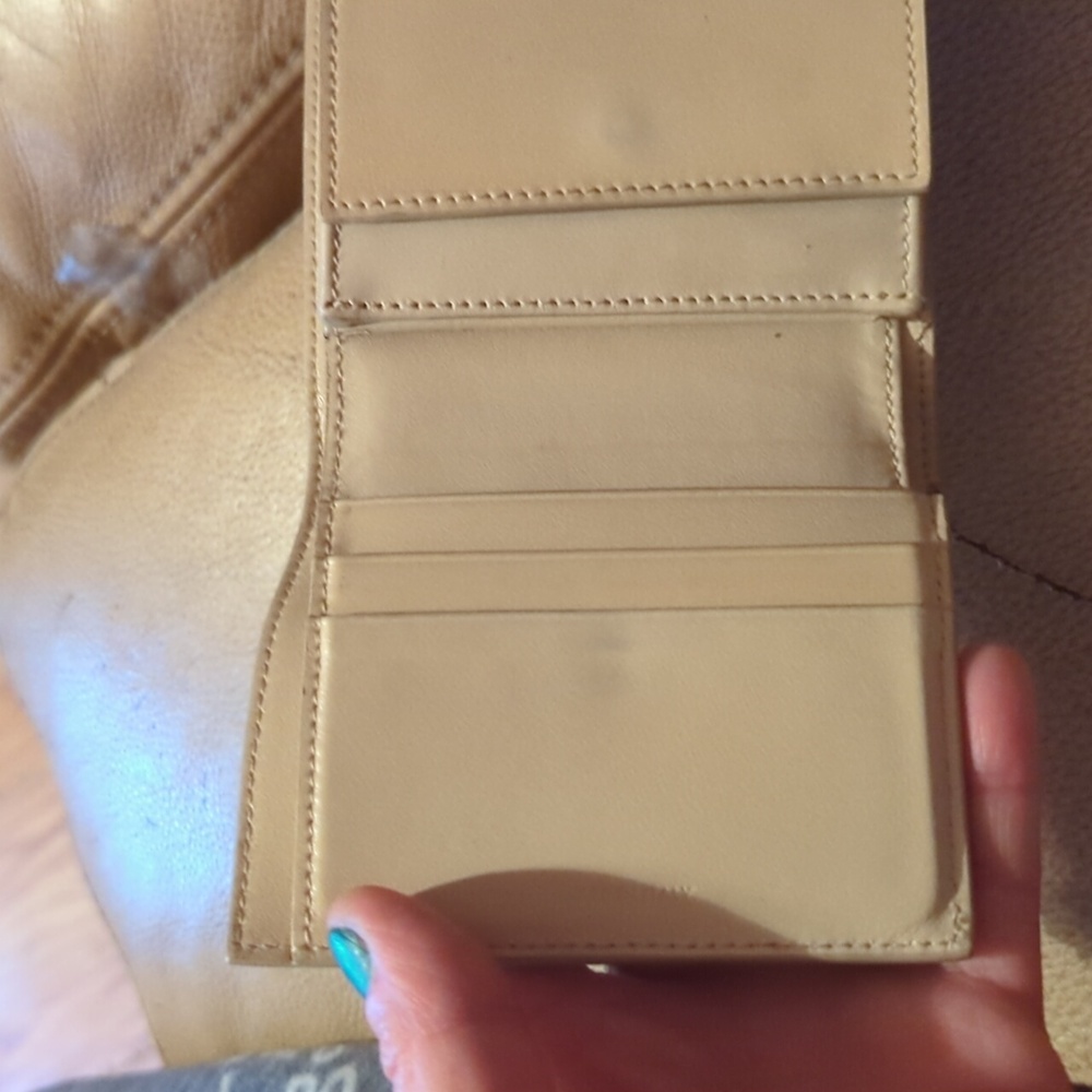 Celine Cream Leather Wallet - Picture 5 of 10